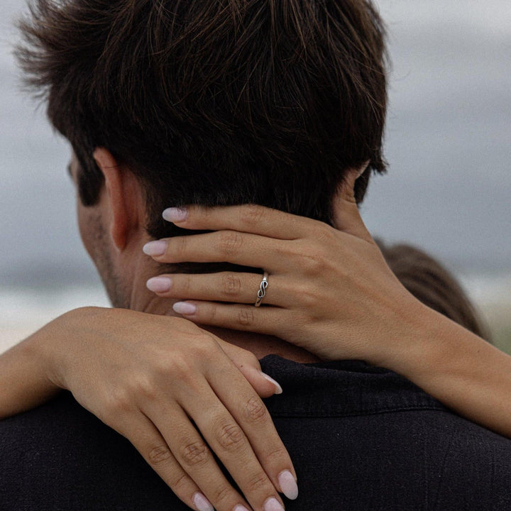 Eternal Ring | 925 Sterling Silver | Couples Infinity Ring | Billie Jo ...