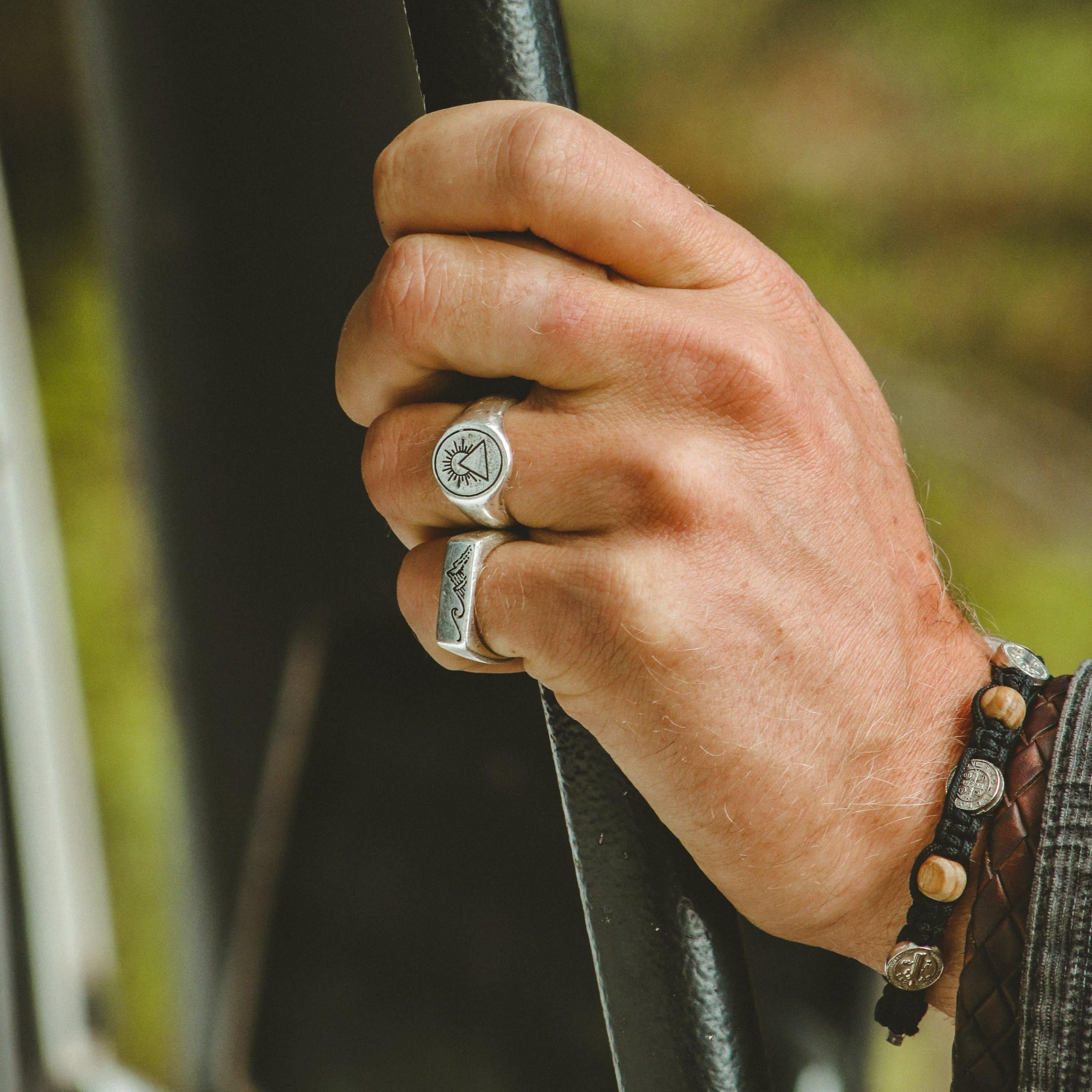 Rising Sun Ring | 925 Sterling Silver Sunrise Ring | Billie