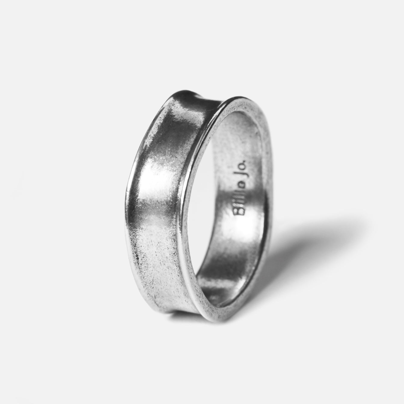 Forge Ring | Sterling Silver Ring Thick Band Ring | Billie Jo