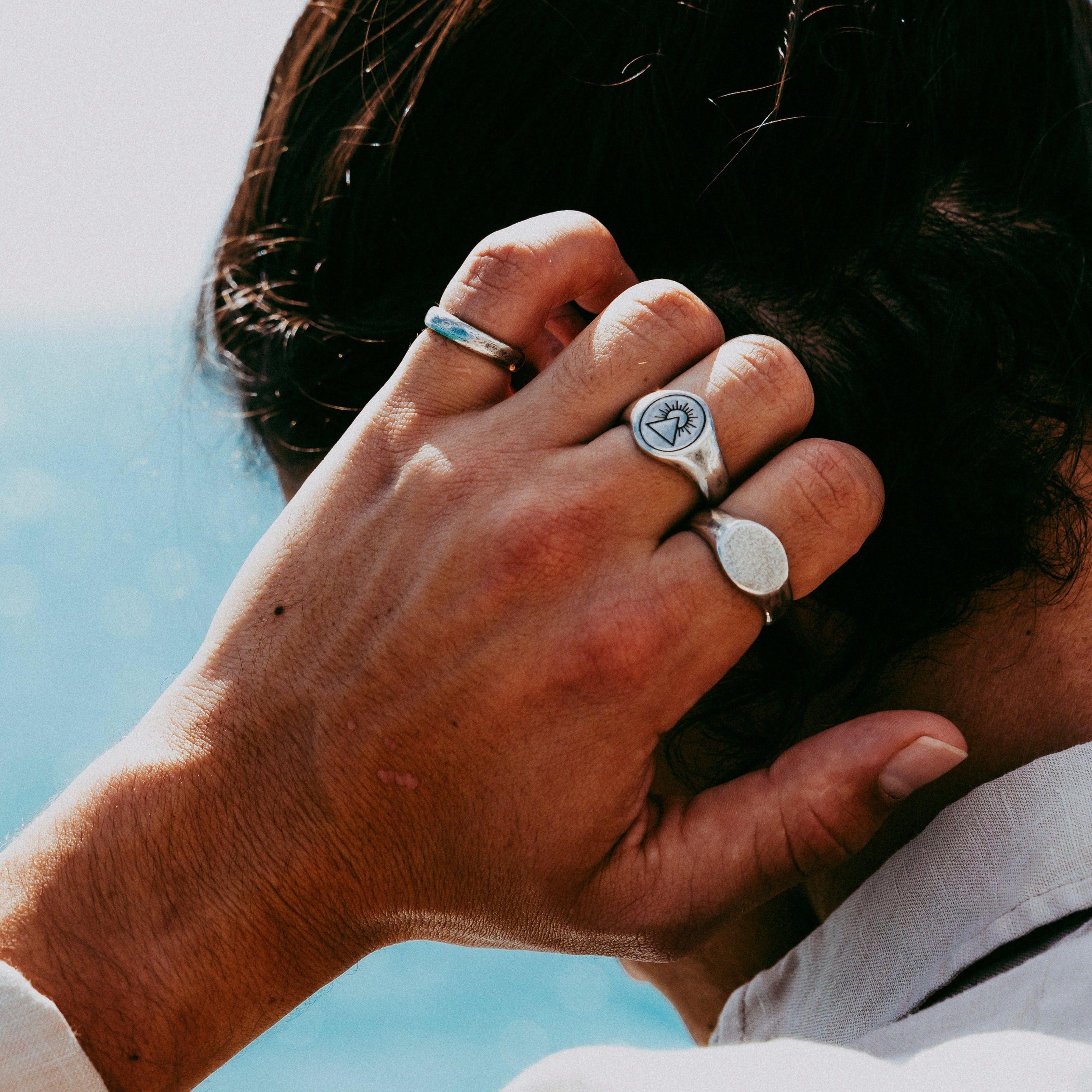 Rising Sun Ring | 925 Sterling Silver Sunrise Ring | Billie