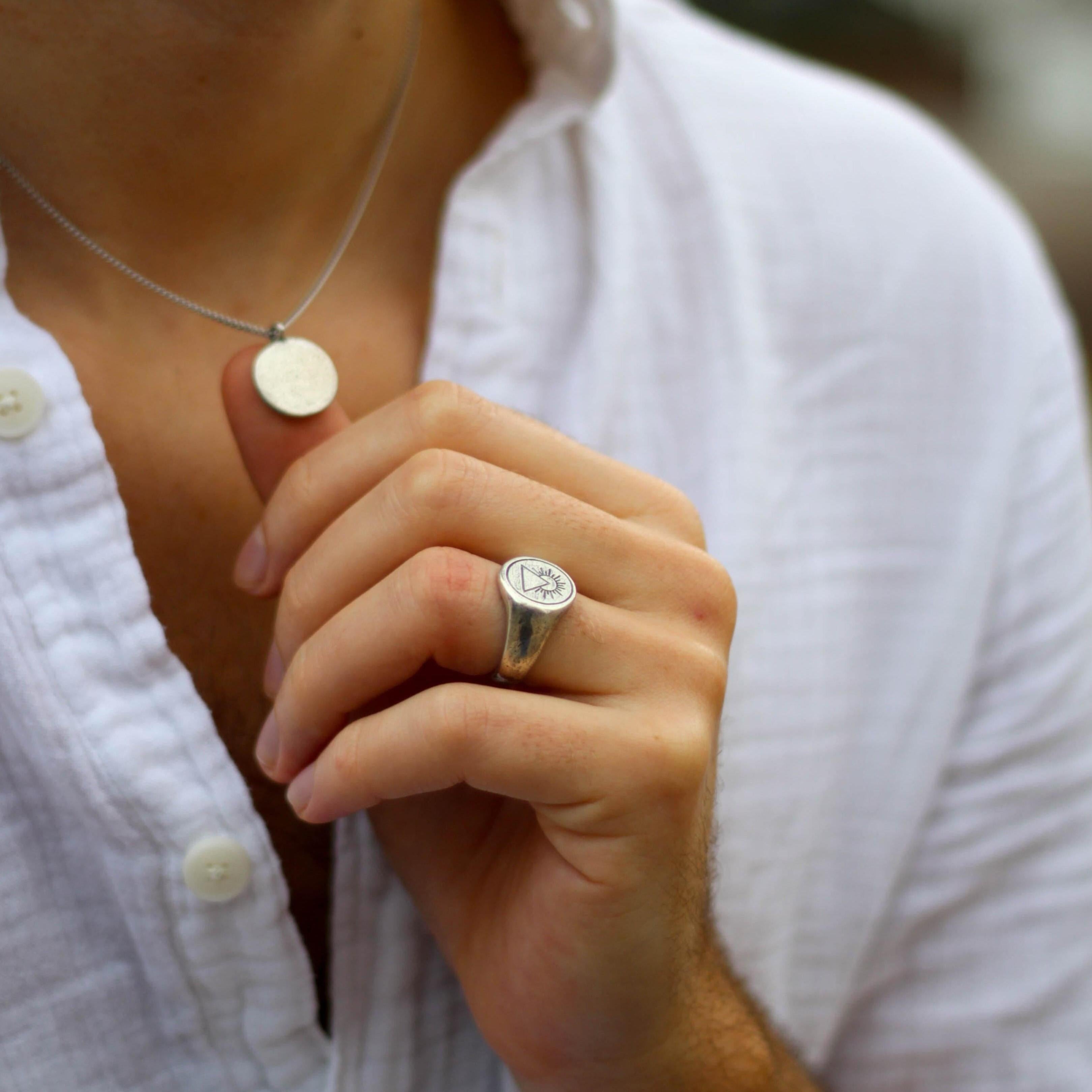 Rising Sun Ring | 925 Sterling Silver Sunrise Ring | Billie